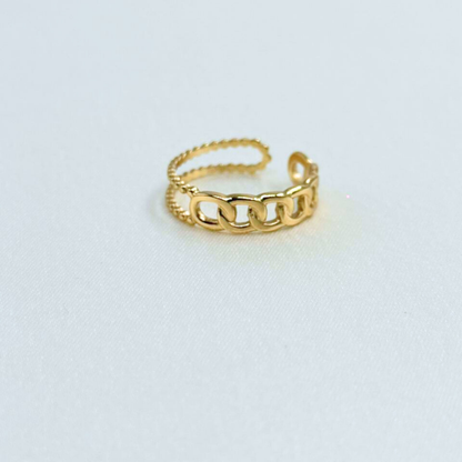 Linked Chain  Ring (BUY1GET1)