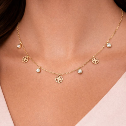 Celeste Medallion Necklace