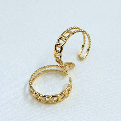 Linked Chain  Ring (BUY1GET1)