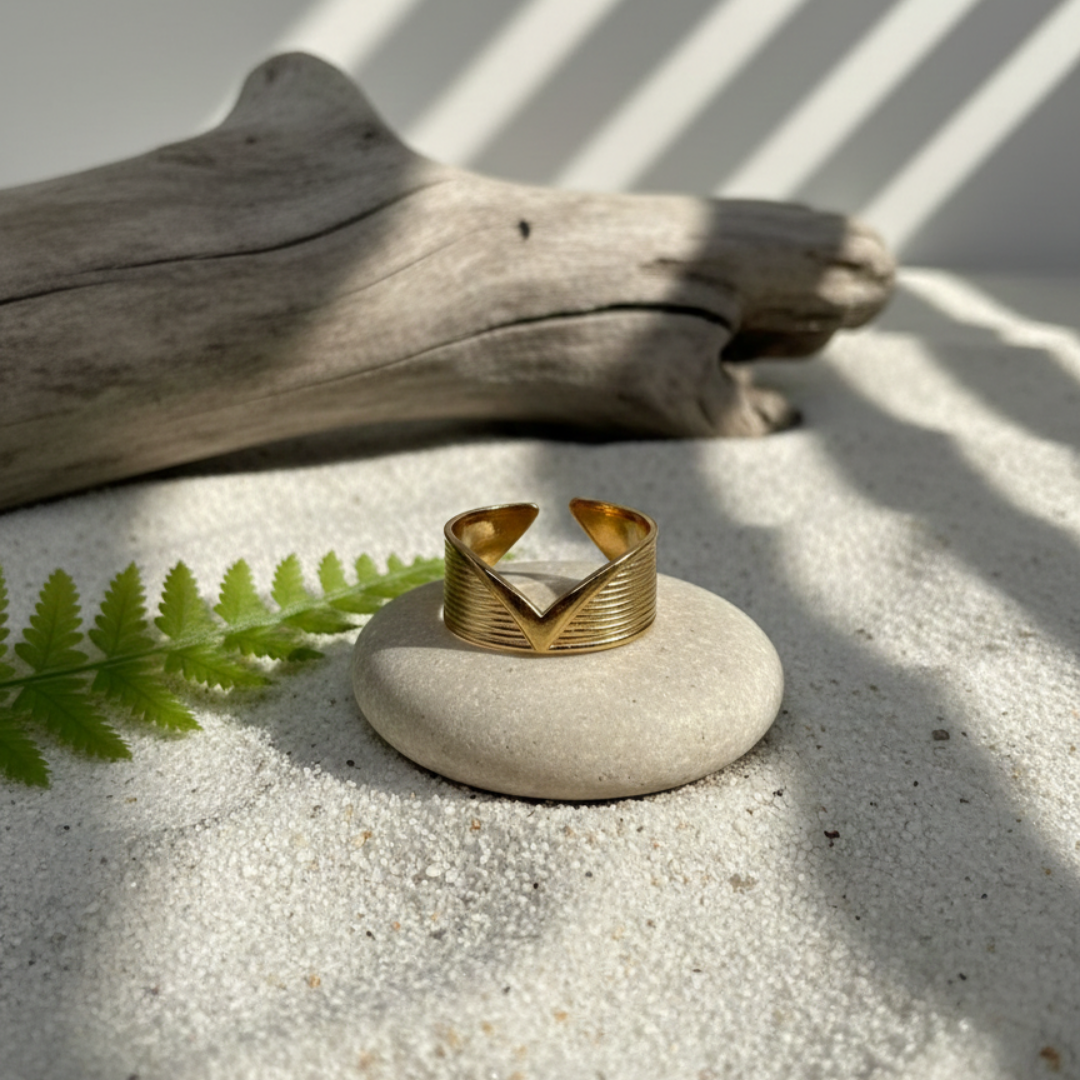 Vera Chevron Ring (BUY1GET1)