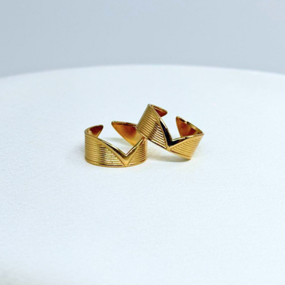 Vera Chevron Ring (BUY1GET1)