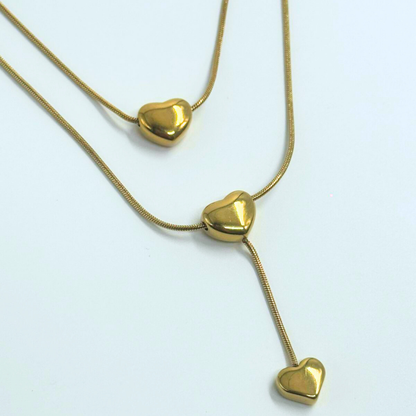 Amora Layered Heart Necklace
