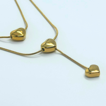 Amora Layered Heart Necklace