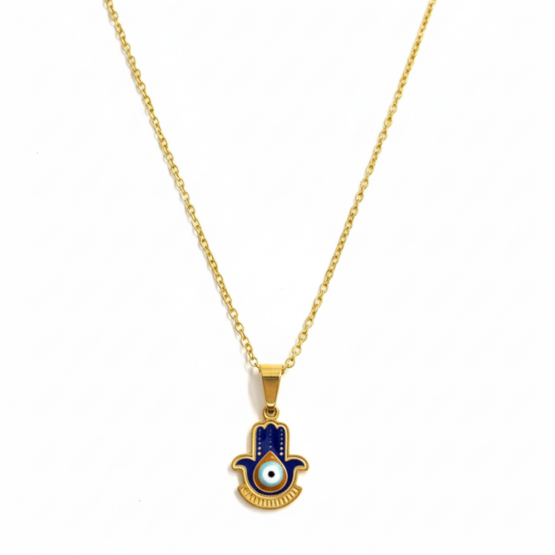 Nazara Hamsa Evil Eye Necklace