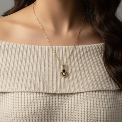 Nazara Hamsa Evil Eye Necklace