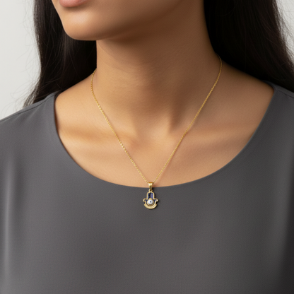 Nazara Hamsa Evil Eye Necklace