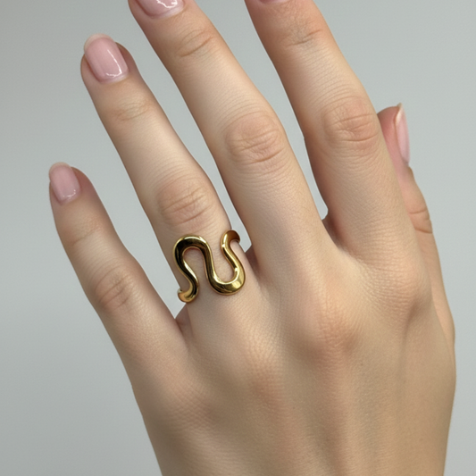 Fluid Curve Ring (BUY1GET1)