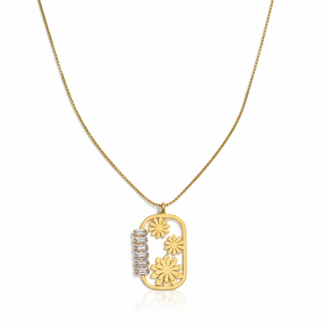 Flora Frame Necklace