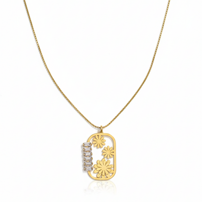 Flora Frame Necklace