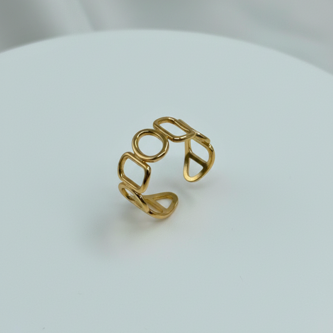 Geo Loop Open Ring (BUY1GET1)