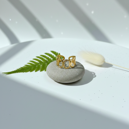 Geo Loop Open Ring (BUY1GET1)