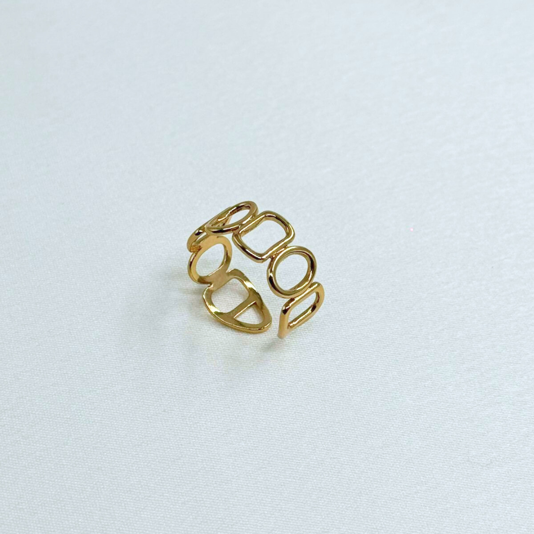 Geo Loop Open Ring (BUY1GET1)