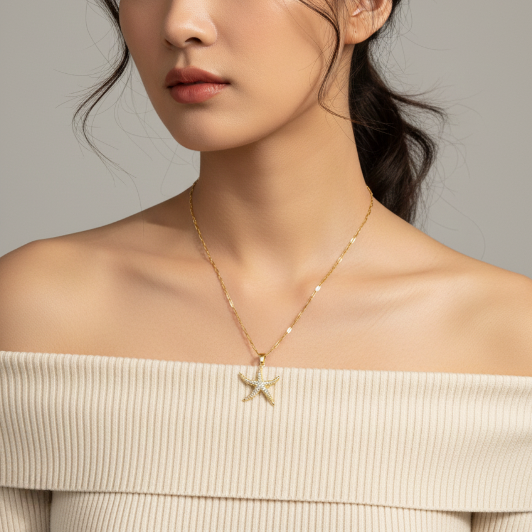 Stella Starfish Necklace