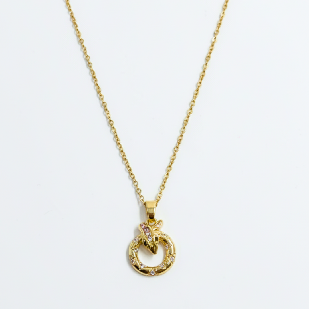 Serpent Halo Necklace