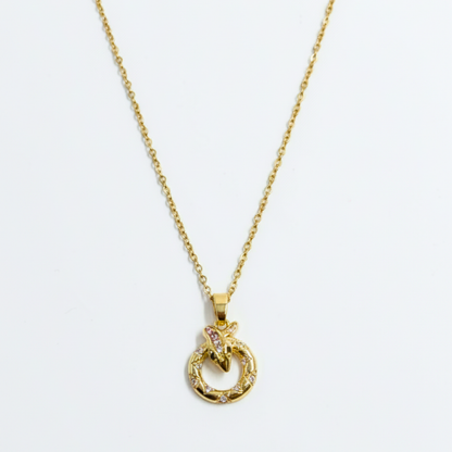 Serpent Halo Necklace