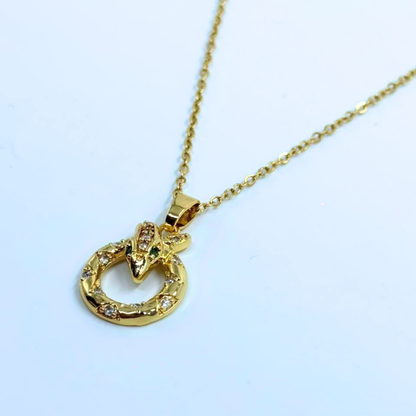 Serpent Halo Necklace