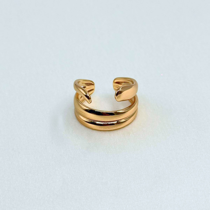 Dual Curve Open Band Ring (BUY1GET1)