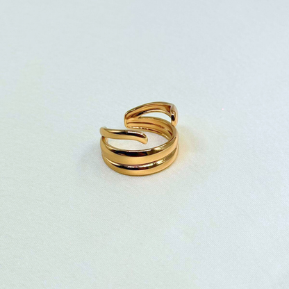 Dual Curve Open Band Ring (BUY1GET1)