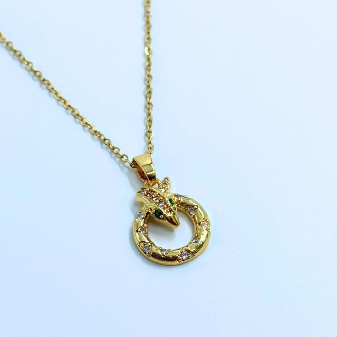 Serpent Halo Necklace