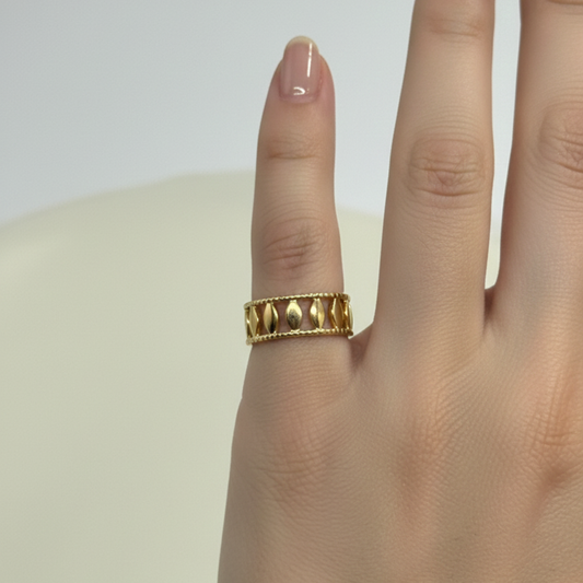 Olive Leaf Band Ring (BUY1GET1)
