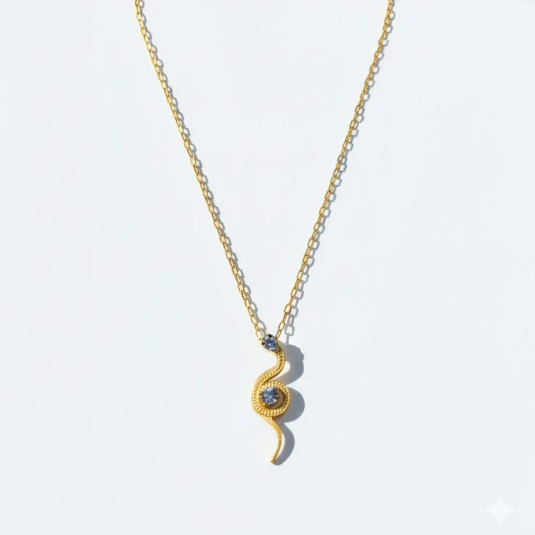 Serpentine Curve Necklace
