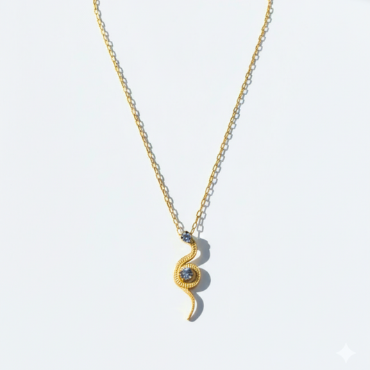 Serpentine Curve Necklace