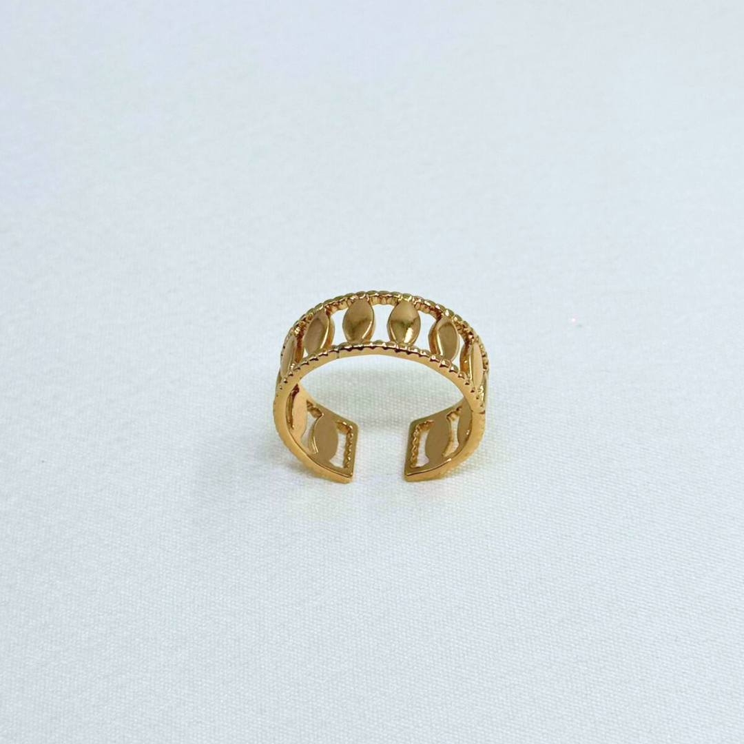 Olive Leaf Band Ring (BUY1GET1)
