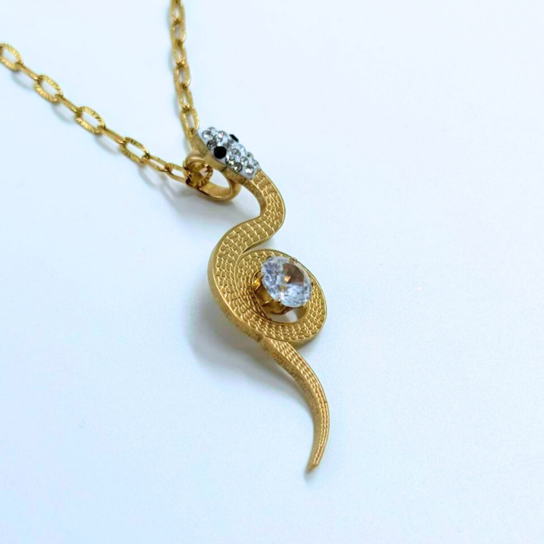 Serpentine Curve Necklace