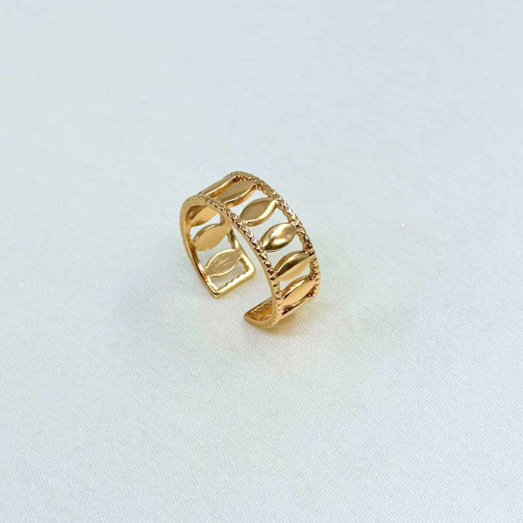 Olive Leaf Band Ring (BUY1GET1)