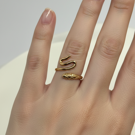 Serpent Coil Open Ring (BUY1GET1)