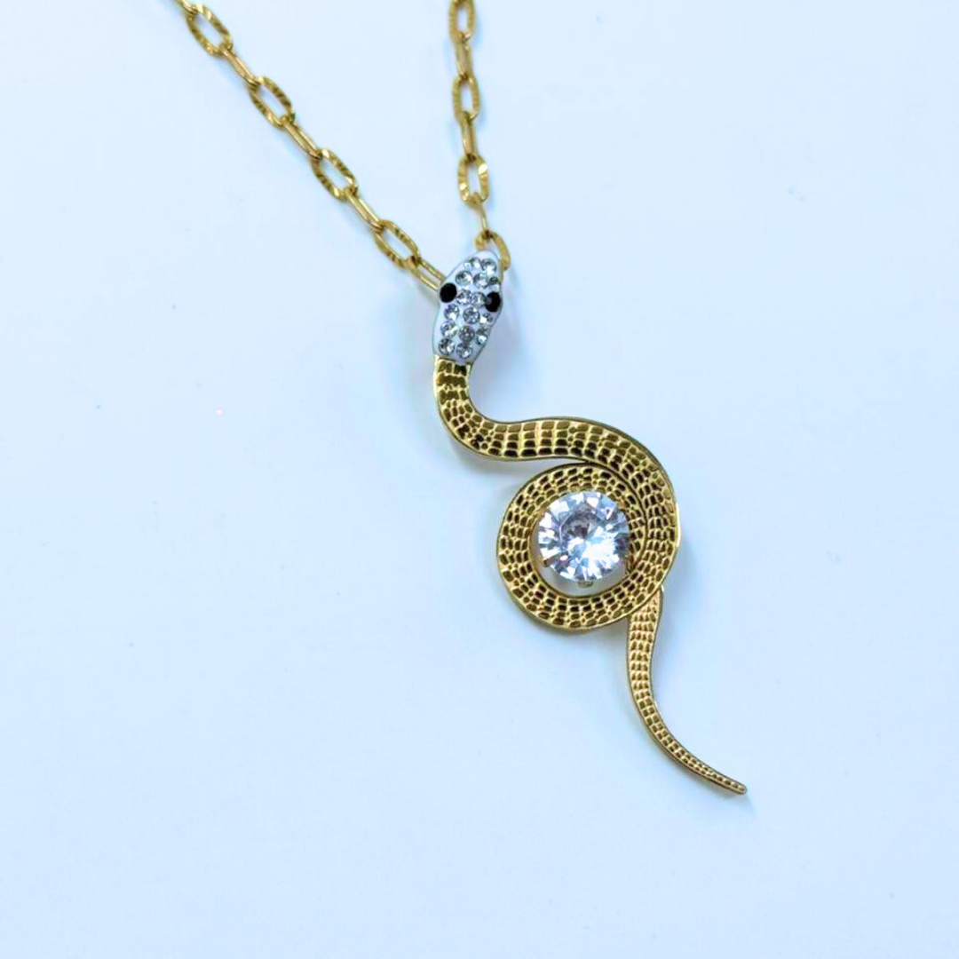 Serpentine Curve Necklace