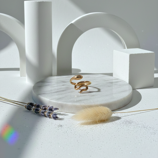 Serpent Coil Open Ring (BUY1GET1)