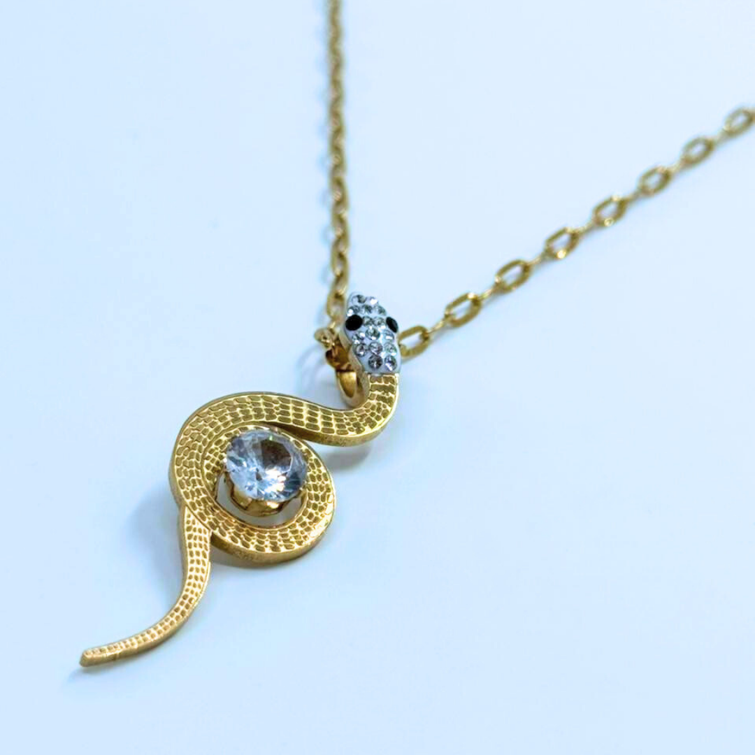 Serpentine Curve Necklace