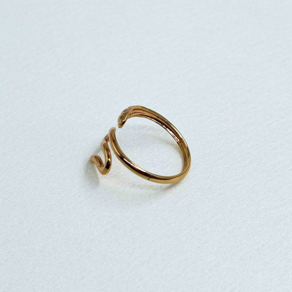 Serpent Coil Open Ring (BUY1GET1)