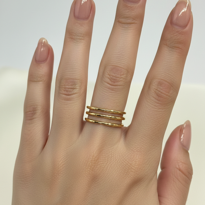 Luna Triple Band Ring (BUY1GET1)