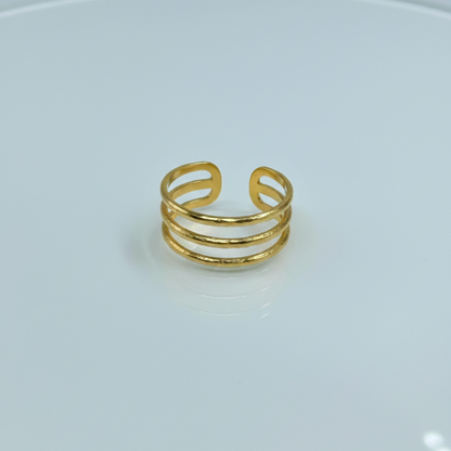 Luna Triple Band Ring (BUY1GET1)