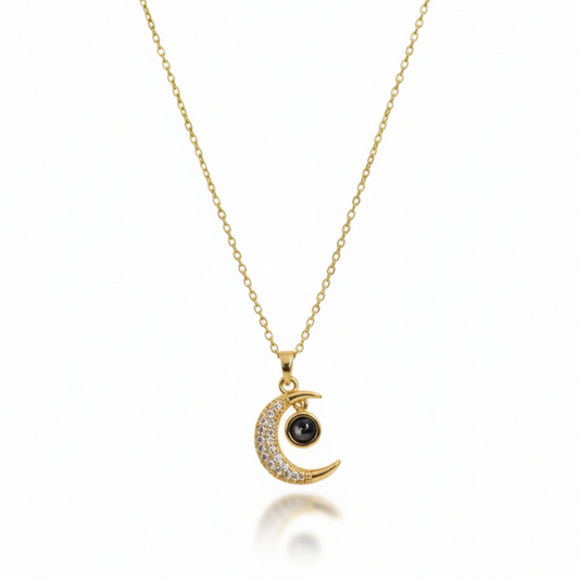 Luna Love Whisper Necklace – Hidden “I Love You” Lens