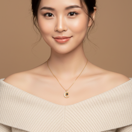 Luna Love Whisper Necklace – Hidden “I Love You” Lens