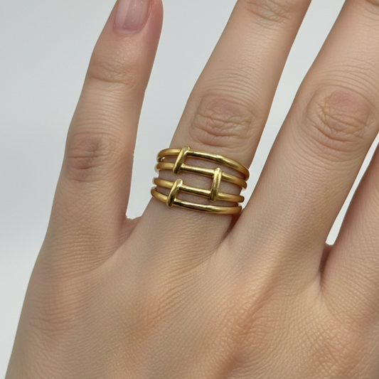 Aria Structured Multi-Band Ring (BUY1GET1)