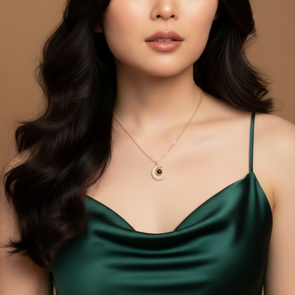 Luna Love Whisper Necklace – Hidden “I Love You” Lens