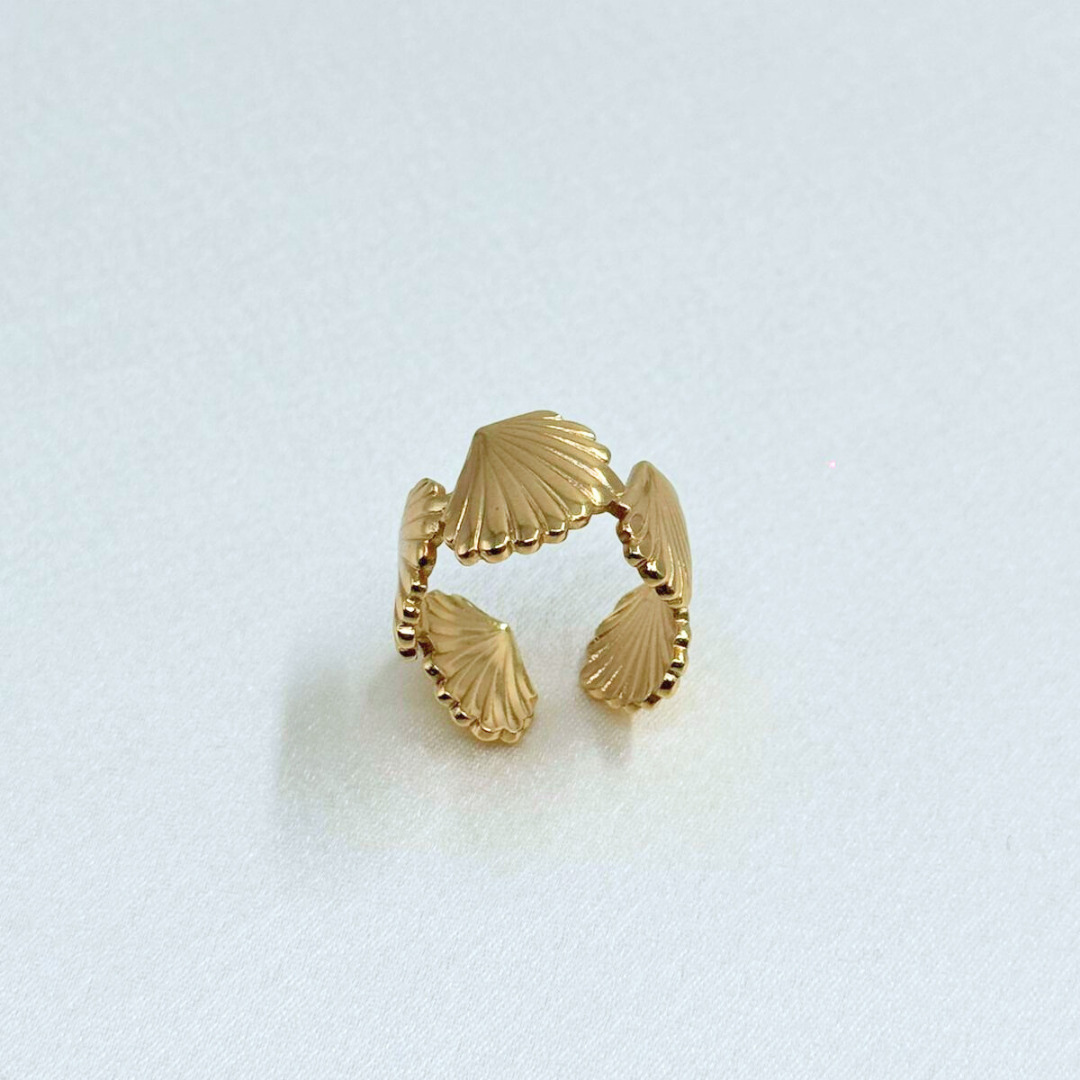 Shella Scallop Ring (BUY1GET1)