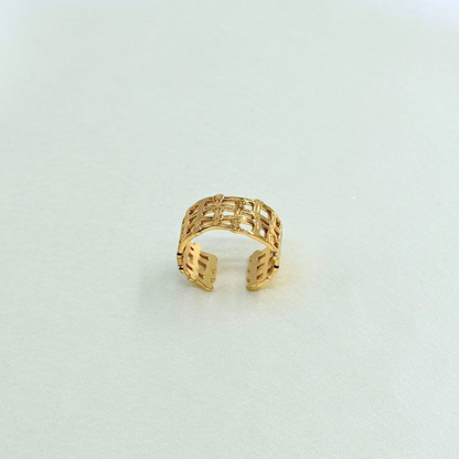 Gridline Cuff  Ring (BUY1GET1)