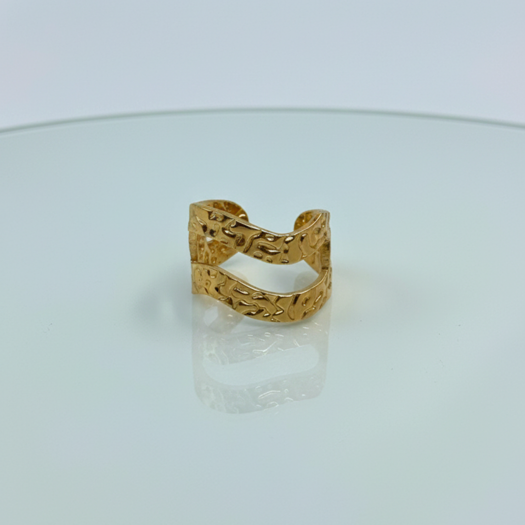 Ripple Texture Ring (BUY1GET1)