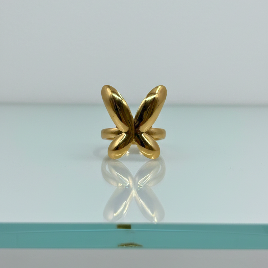 Golden Flutter Statement Ring (BUY1GET1)