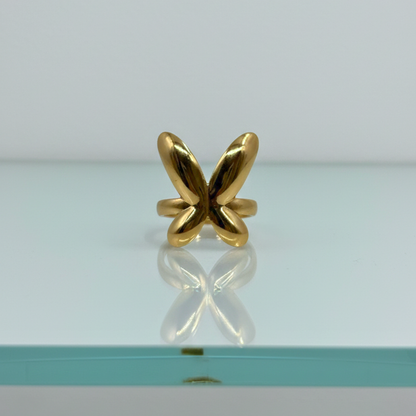 Golden Flutter Statement Ring (BUY1GET1)