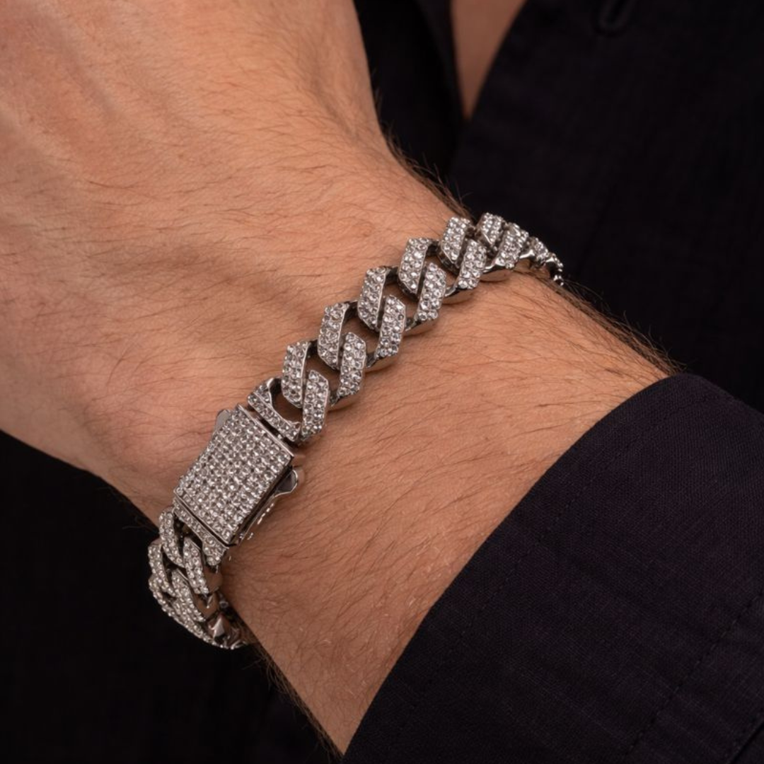 Iced Cuban Men’s Bracelet