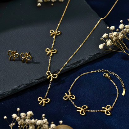 Bowline Grace Set (Necklace, Bracelet & Earrings)
