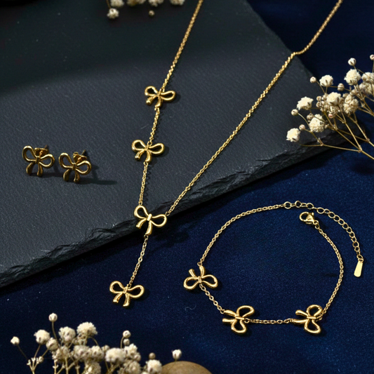 Bowline Grace Set (Necklace, Bracelet & Earrings)