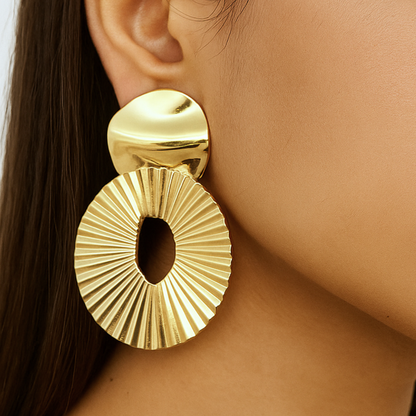 Modern Sculptural Drop Earrings