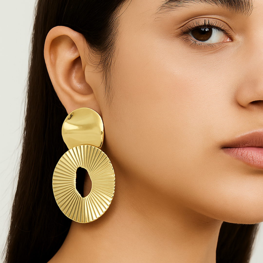 Modern Sculptural Drop Earrings